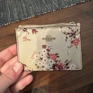 COACH FLORAL WALLET